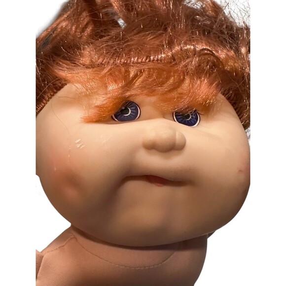 Cabbage Patch doll red hair tongue Mattel First Edition 1978 1983 tush tag 1995 - Picture 8 of 12